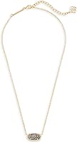 Vista 102 de Kendra Scott - Collar Elisa con dije para mujer, joyería de moda, chapado en oro de 14 quilates