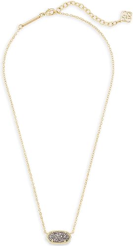Miniatura 102 de Kendra Scott - Collar Elisa con dije para mujer, joyería de moda, chapado en oro de 14 quilates