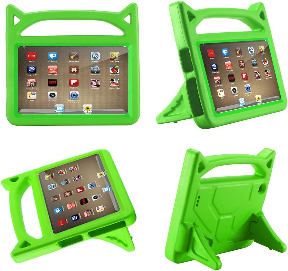 2020 All-New Fire HD 8 Plue & Fire HD 8 Tablet Case(Only Compatible with 10th Generation Tablet, 2020 Release) Kids Shock Proof Protective Cover Case for Fire HD 8 Tablet(Green)