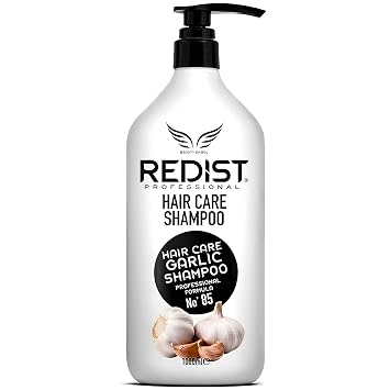 Redist Garlic Shampoo for Hair Growth and Hair Loss Care Strengthening Garlic Extract Shampoo for Thinning Hair, Deep Cleansing Scalp Shampoo for Men & Women, Professional Salon Size 33.8 Fl Oz