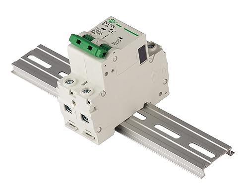 Miniatura 5 de Disyuntor miniatura de CC, 2 polos 63 amperios, 250V-500VCC, disyuntor de montaje en carril DIN 6kA con viaje magnético térmico, DZ47-63 C63 2P, MCB