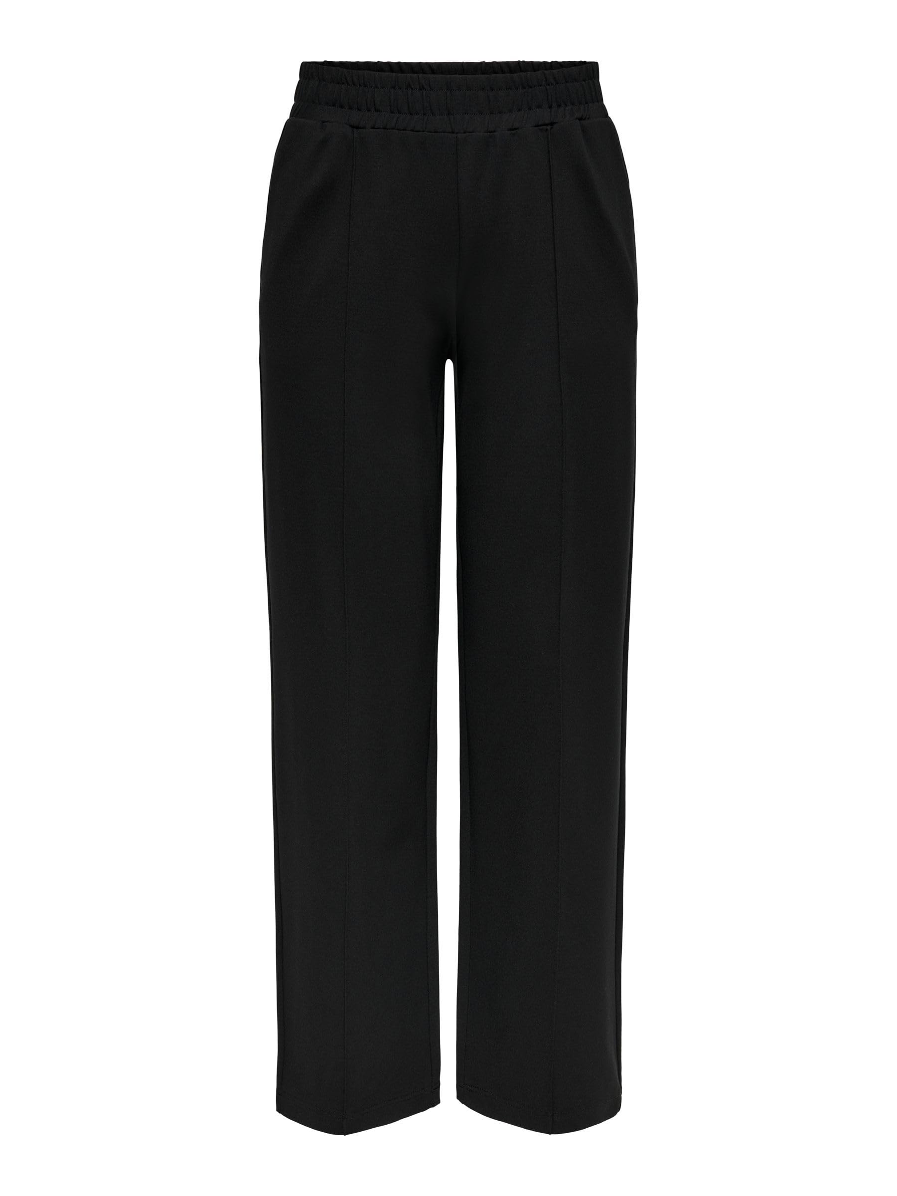 ONLY Women's Onlpoptrash-Suki Life Mw Pant PNT Noos Slacks, Black, M / 34L