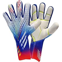 Soccer Goalkeeper Gloves, Professional Anti-Slip Goalkeeper Gloves, Strong Grip and Protection, Breathable and Abrasion Resistant Protective Goalkeeper Gloves for Youth and Adults
