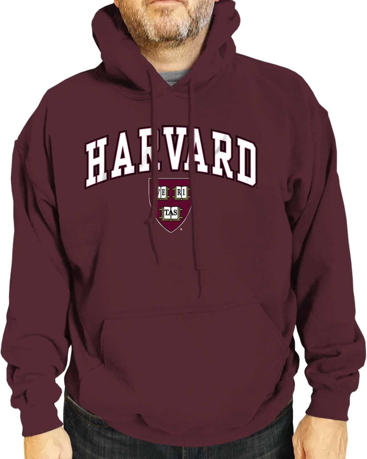 Campus Colors Long Sleeves NCAA Adult Arch & Logo Gameday Unisex Hooded Sweatshirt