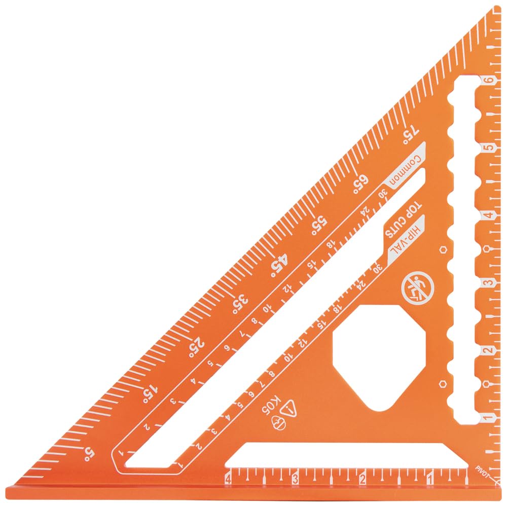 Klein 7" Rafter Square - Laser Etched Precision -11