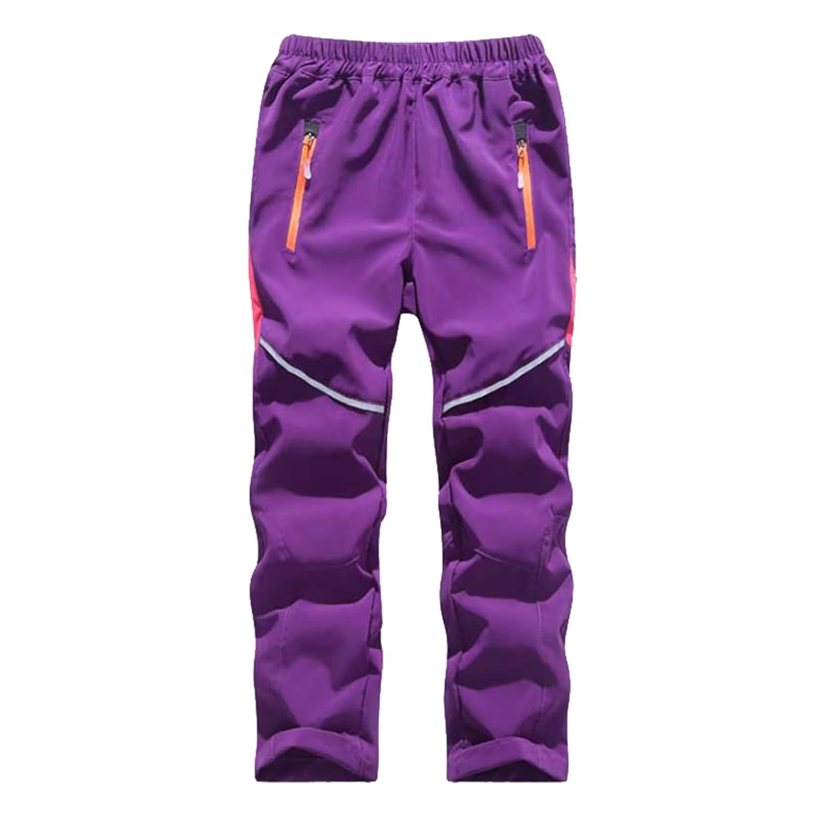Kinder Jungen Mädchen Funktionshose Schnelltrockend Reflektoren Outdoorhose Sport und Freizeit Wanderhose Sommer Frühling Trekkinghose Wasserdicht