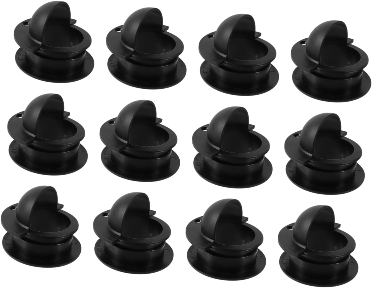 Happyyami 12pcs Football Machine Tool for Standard Foosball Tables Entry Dishes Easy to Install Plastic Foosball Accessories for Enhanced