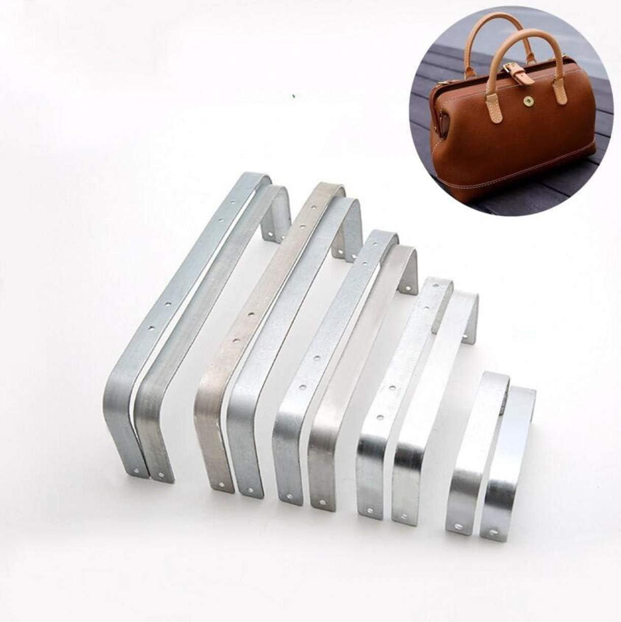 ZHONGJIUYUAN 5 Size Sets Clasp Lock, Clasp Lock Packs, Metal Purse Frame Clasp Lock Bag Supplies for Purse Making, Bag Making, Leather Craft DIY Flower Coin Purse Bag Craft Frame