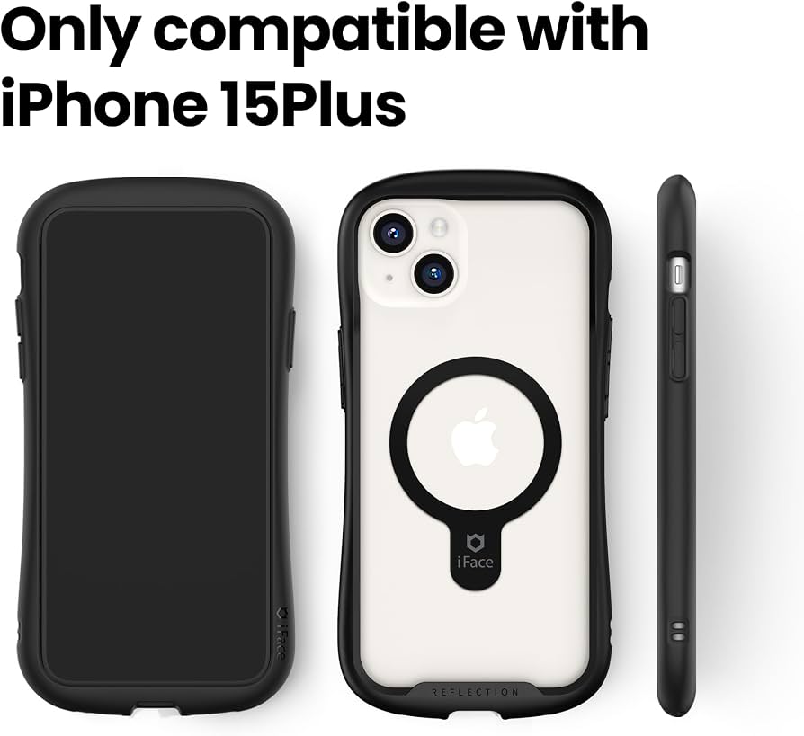 Amazon.co.jp: iFace クリア iPhone 15 Plus対応 ケース - [Reflection