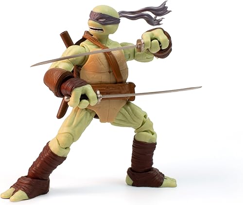 Miniatura 8 de Teenage Mutant Ninja Turtles BST AXN v2 IDW Inspirado Michelangelo Figura de acción de 5 pulgadas y edición limitada IDW Michelangelo Comic Book