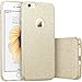 iPhone 6s Plus Case, Imikoko™ Fashion Luxury Protective Hybrid Beauty Crystal Rhinestone Sparkle Glitter Hard Diamond Case Cover For iPhone 6s/6 Plus (Bling Rose Gold) (Gold-3 IN 1)