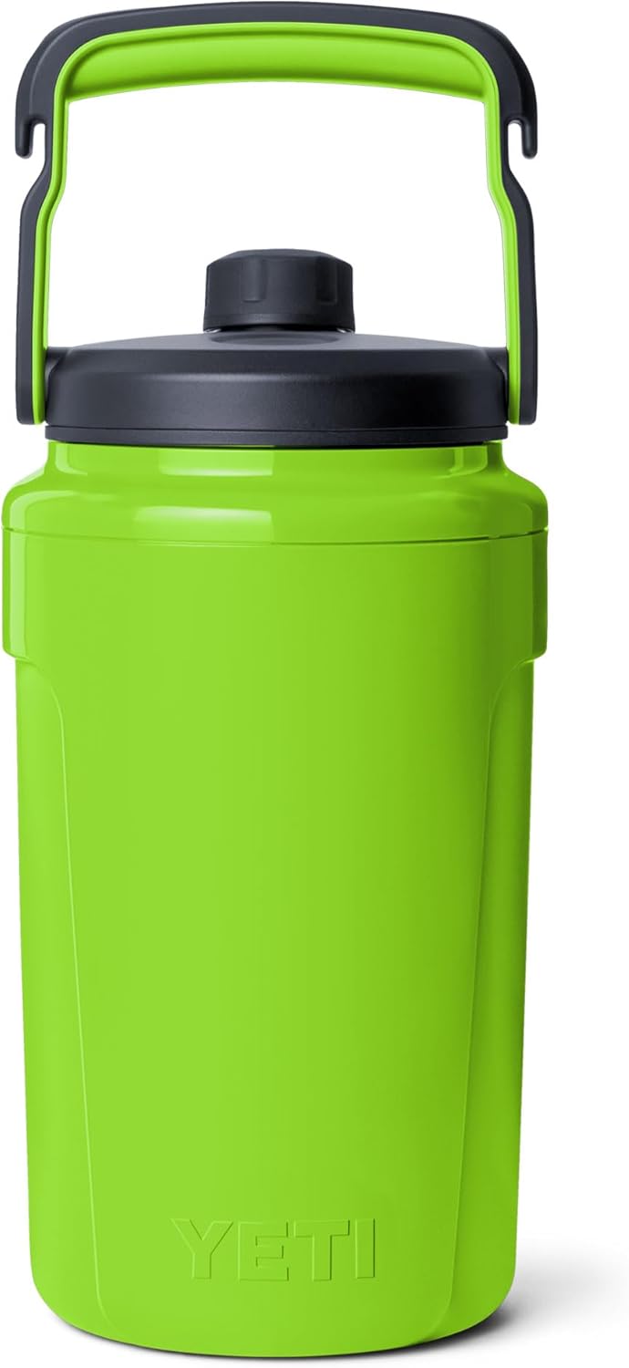 YETI Silo Half Gallon Insulated Chug Cap Water Jug – Leakproof, Lightweight Sports Bottle with Fence Hook Handle – Keeps Drinks Ice-Cold – Ideal for Gym, Sports & Tournaments, Venom - Image 5