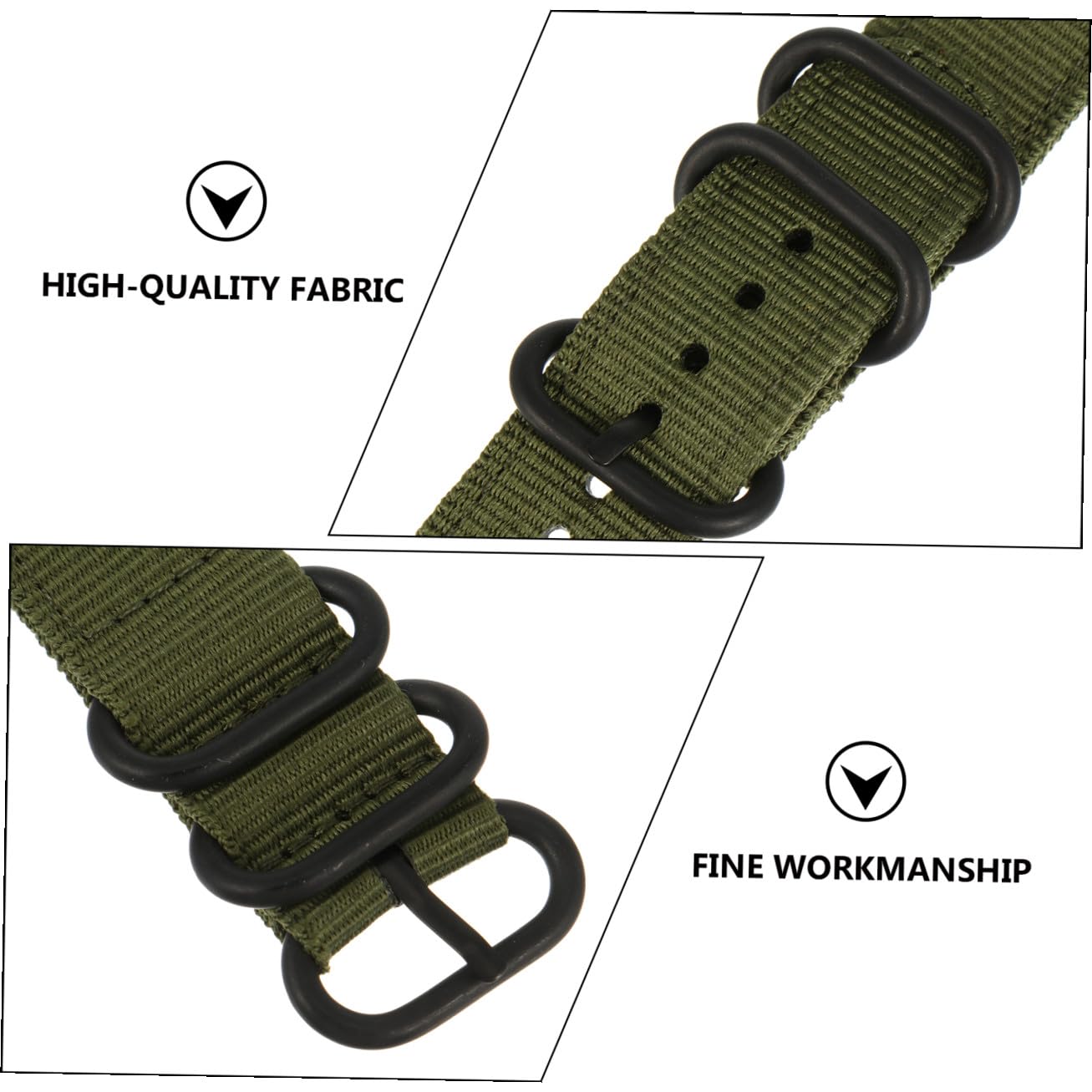 UKCOCO 2 Pièces Bracelet En Nylon Montre Ceinture Accessoires Bracelet De Montre En Nylon Bracelets Tressés Boîtiers De Pour Hommes Smartwatch Pour Hommes Femme Simple