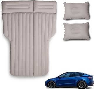 BASENOR Tesla Mattress Portable Camping Air Bed Cushion for Tesla Model 3 Model Y Model S Model X Accessories 2016-2023 Gen 2