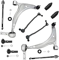 Vista 1333 de Detroit Axle - Kit de suspensión delantera de 10 piezas para Chevy Aveo Aveo5 Pontiac G3 Wave 2 Ready Struts Assembly 2 Enlaces de barra