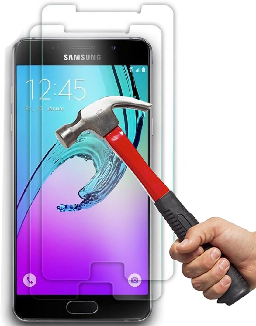 [2 Pack] Galaxy A5 Screen Protector, Anderw 0.26mm 9H Tempered Glass Screen Protector for Samsung Galaxy A5 （2016）