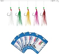 Vista 8 de 10 plataformas de pesca de mar preatadas con cuentas luminosas biónicos para insectos voladores, 10