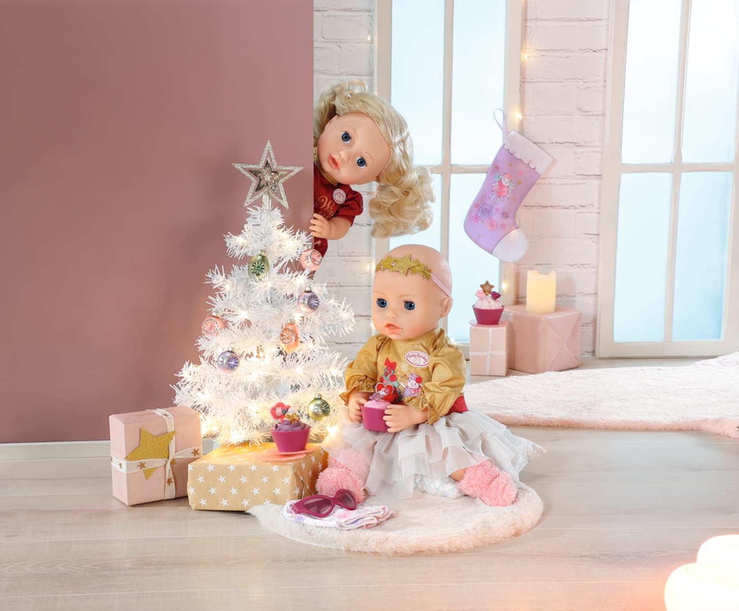 Zapf Creation Baby Annabell Adventskalender mit 24 Überraschungen, enthält Kleidung und Accessoires für 43 cm Puppen, 709634