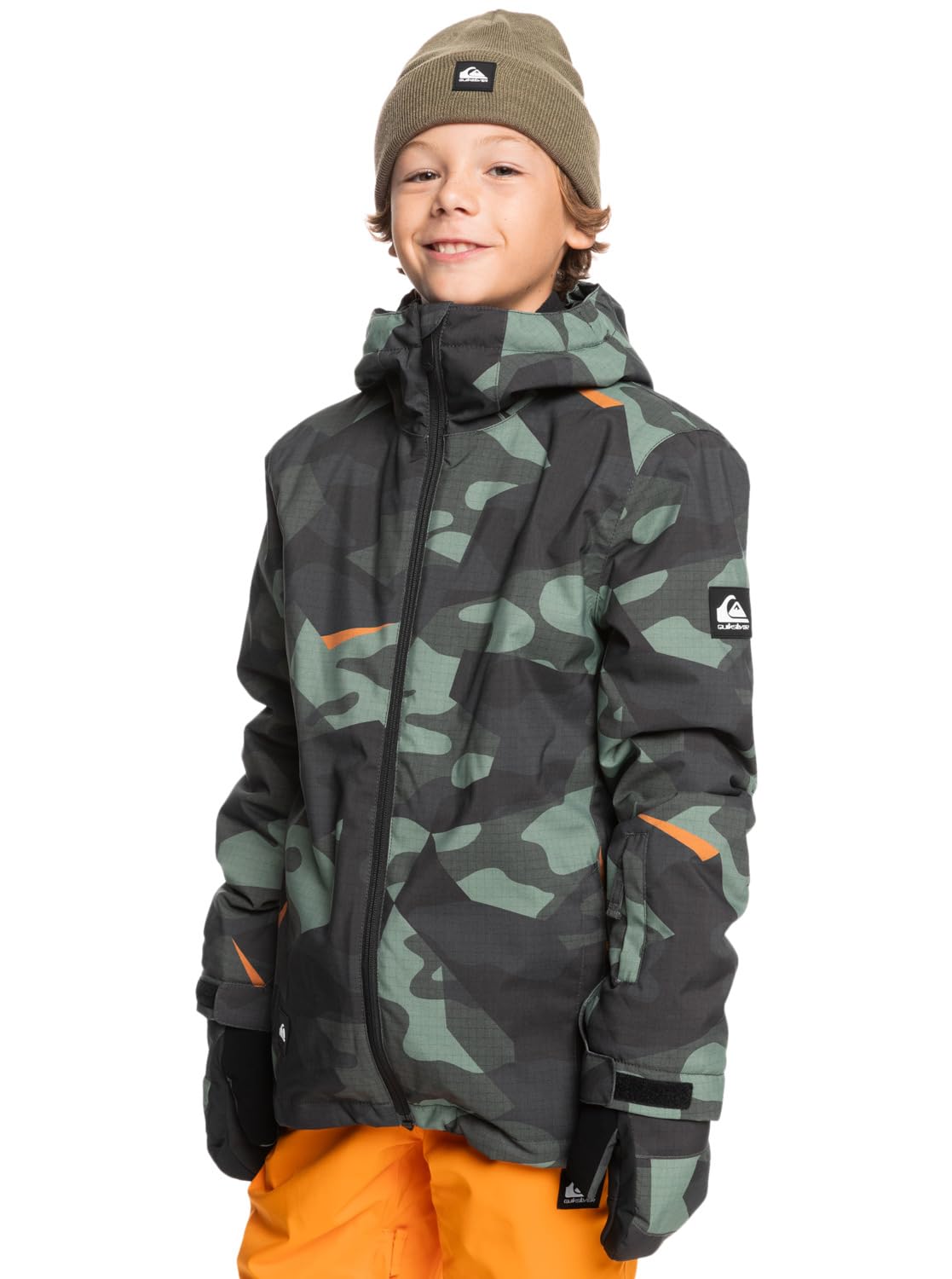 Quiksilver Boy's Mission Printed Shell Jacket