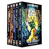 Lone Wolf Series Books 1 - 5 Collection Set by Joe Dever (Flight from the Dark, Fire on the Water, Caverns of Kalte, Chasm of Doom & Shadow on the Sand)