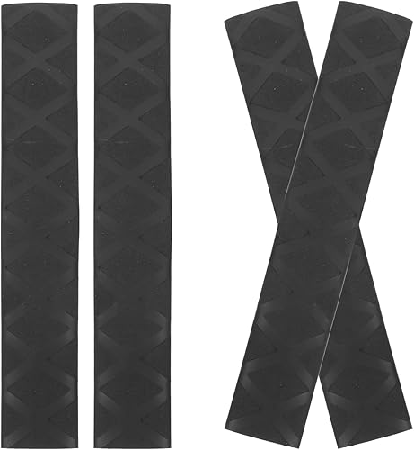 Vaguelly 2 pares de empuñaduras para baqueta 6.5 x 0.7 in, envoltura antideslizante para baquetas, fundas termorretráctiles para baquetas, baquetas