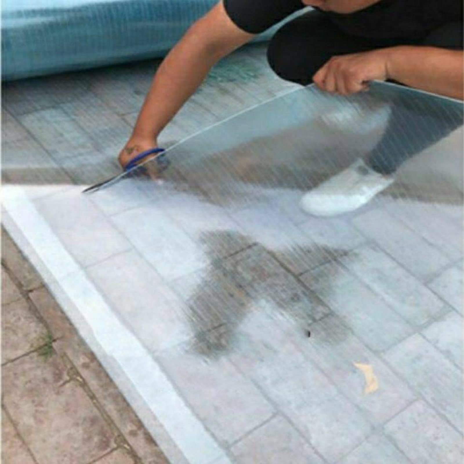 Strato Di Copertura Del Policarbonato, Piatto Di Daylighting Di FRP 0.8mm Per I Tetti, Le Tettoie, La Stanza Del Sole E La Finestra Del Capannone Della Sostituzione ( Color : A-0.8mm , Size : 1.5x1m )