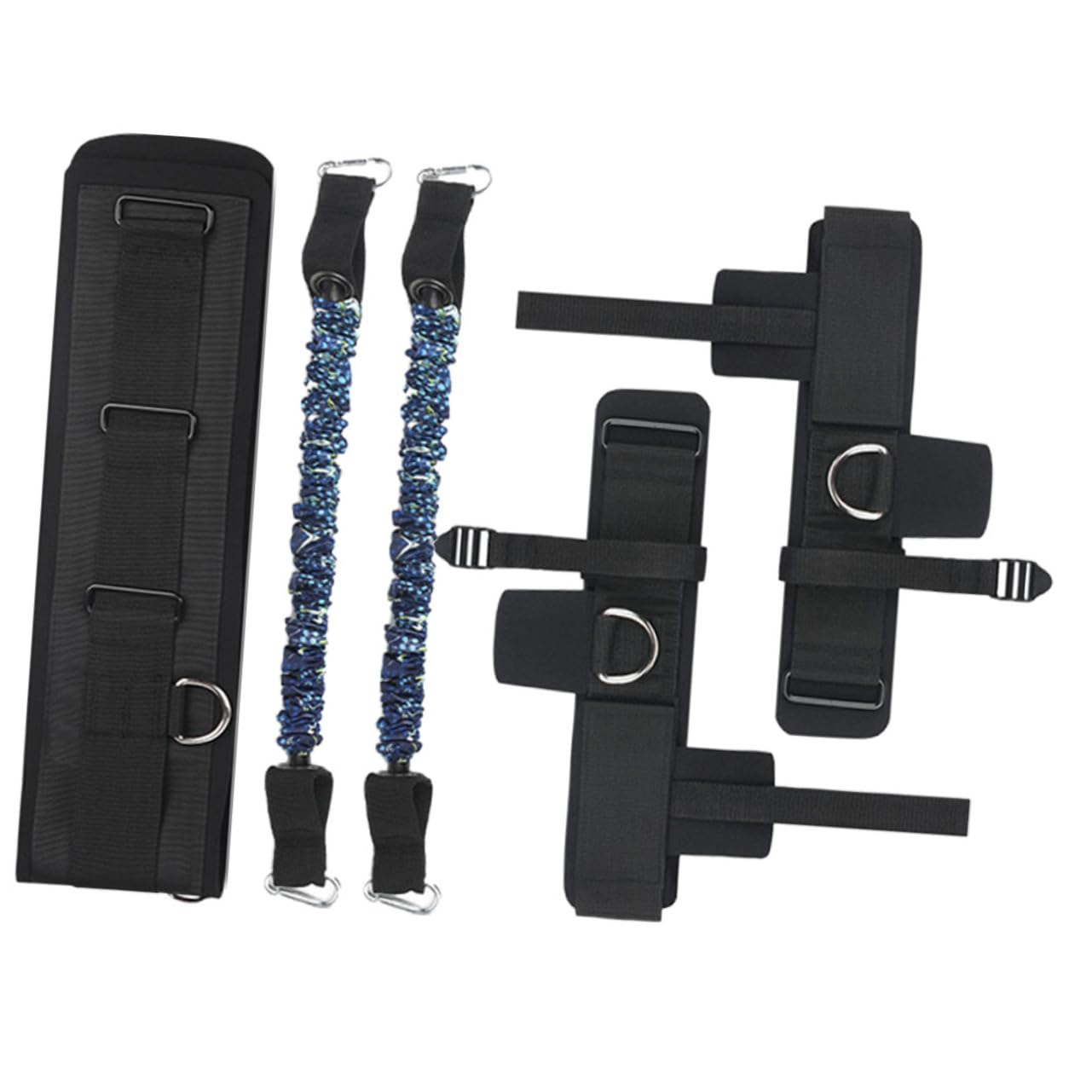 SUPVOX Bandas de Resistencia para Piernas y Tobillos Kit de Entrenamiento Fitness Multifunción Banda Elástica Duradera para Mejorar y Agilidad Deportes Baloncesto y Fútbol
