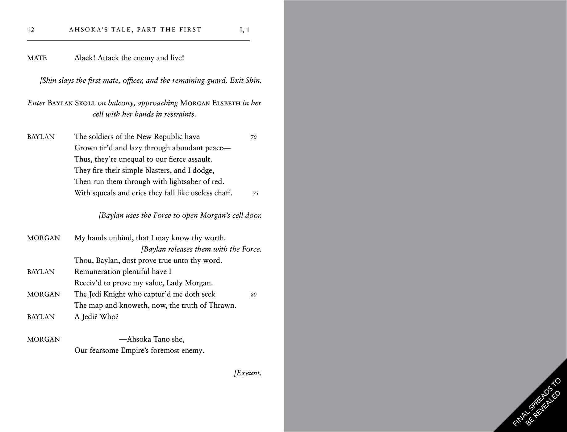 William Shakespeare's Star Wars: Ahsoka's Tale