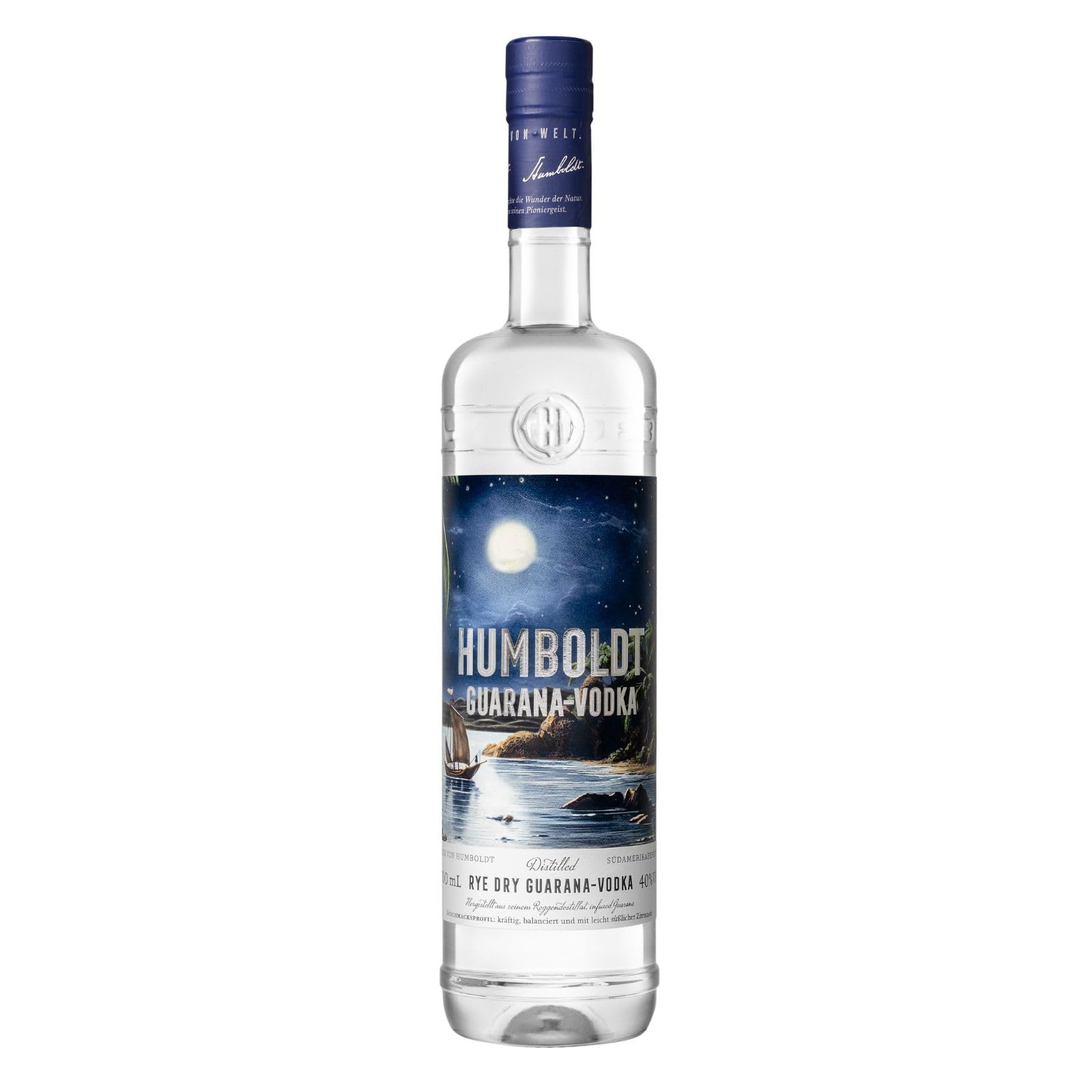 Humboldt Rye Dry Guarana-Vodka (1 x 0,7 l) – Der Szene-Vodka aus Berlin mit belebendem Guarana und 40% vol.