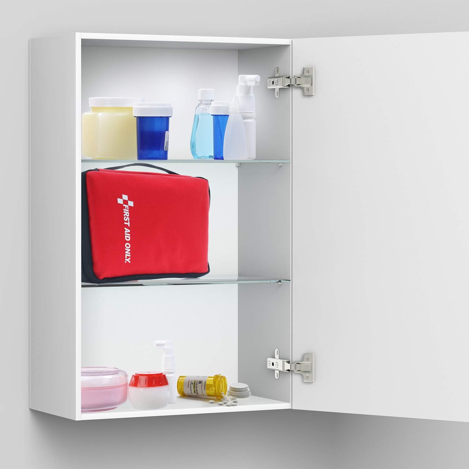 First Aid Only All-Purpose Medical First Aid Kit, 320 Pieces Emergency kit of First aid Supplies (Red-320 Count)