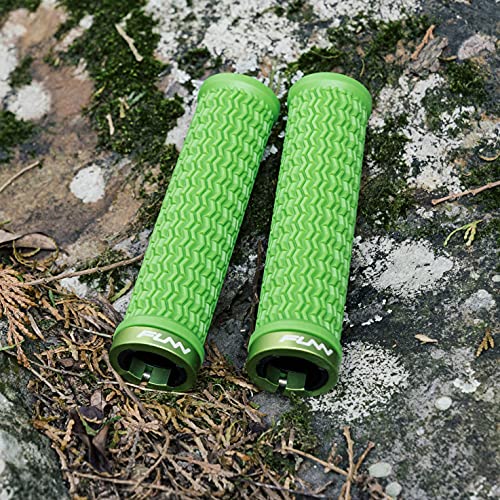 Funn Holeshot MTB Griffe, Single Lock-On (Grün) – Ansicht 2