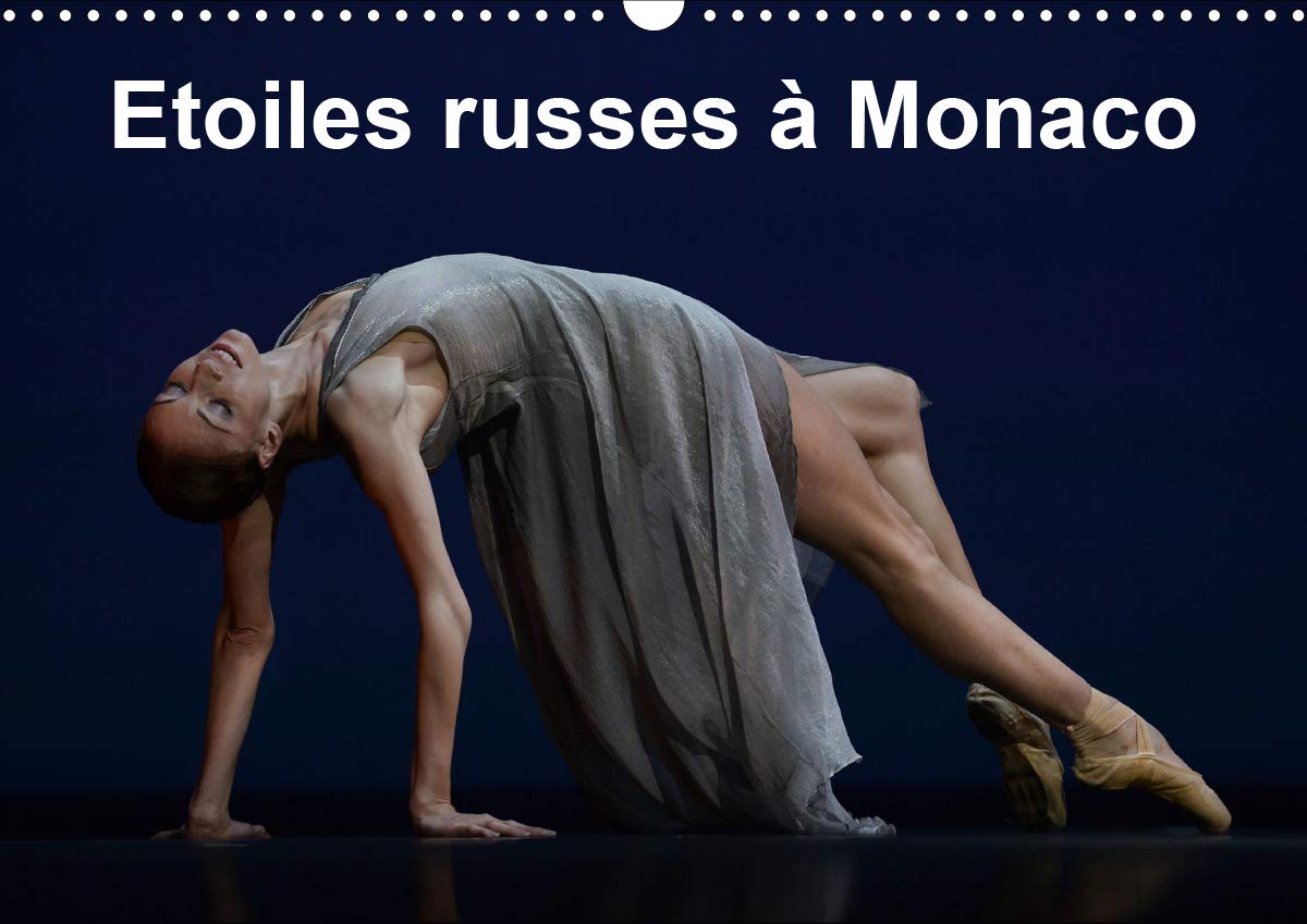 Gala Russe Monaco calendrier 2020 mural grand format photo danseurs