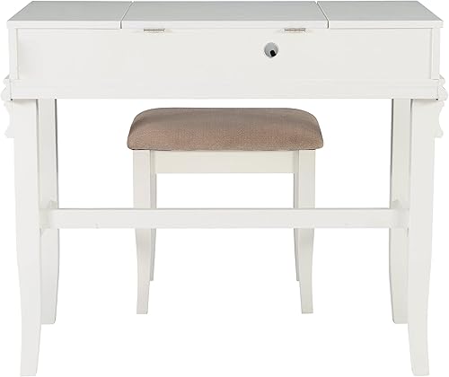 Miniatura 11 de Juego de tocador para habitación Linon Angela, Blanco