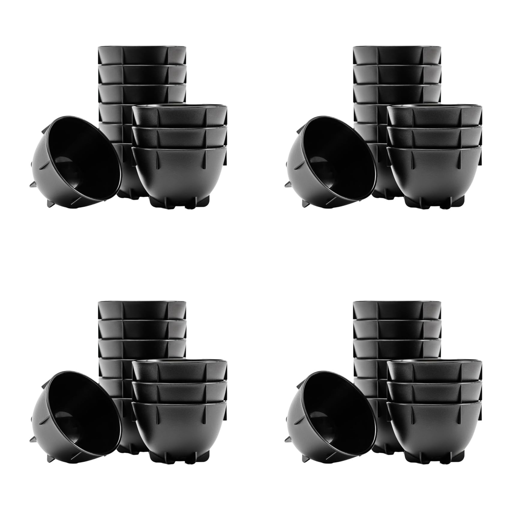 Hndhbfgrt Coffee Cupping Bowls 200ml for 12g Coffee Grinds&200g Boiling Water Stackable Coffee Bowls for Coffee Enthusiasts 48PCS