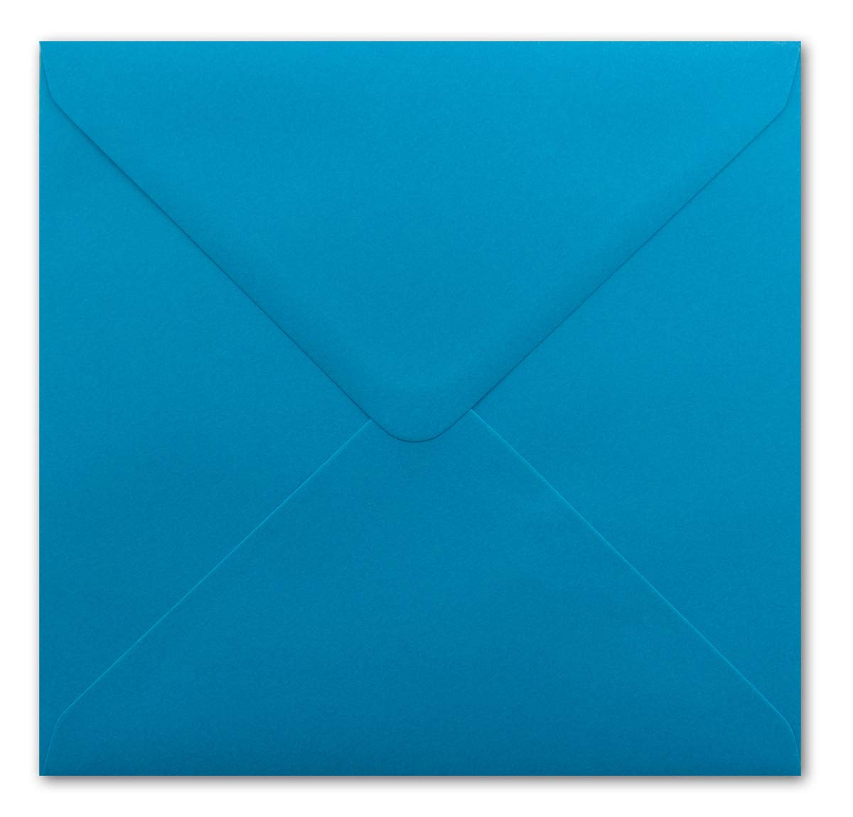 400 kwadratowych kopert lazurowych błękit - 15,5 x 15,5 cm - 100 g/m² klejenie na mokro z klapką - z serii Colours-4-you - agent szczęścia xx.