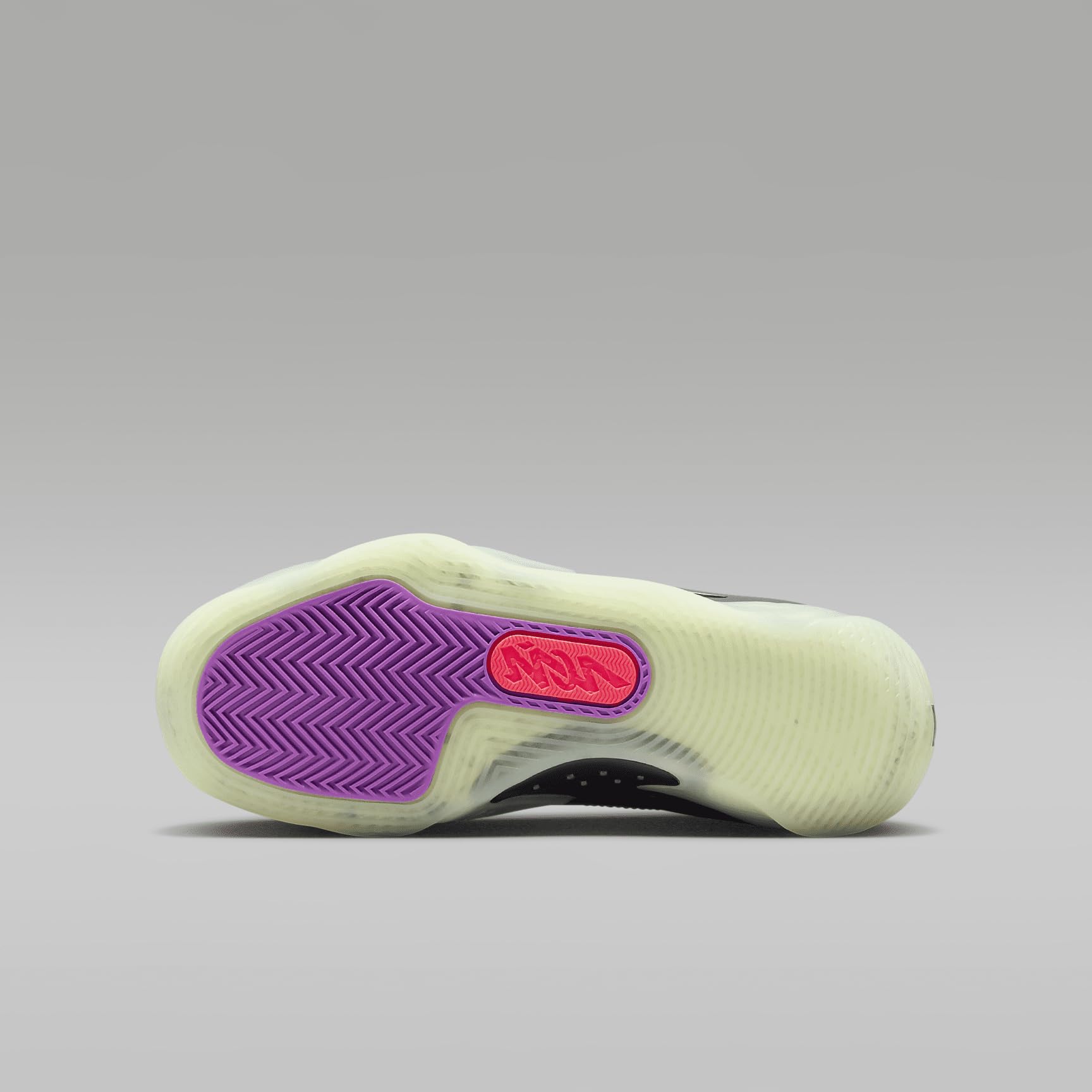 Nike Zion 3 Big Kids' Basketball Shoes (DV3869-006, Black/Vivid Purple/Barely Volt/Solar Red) Size 7