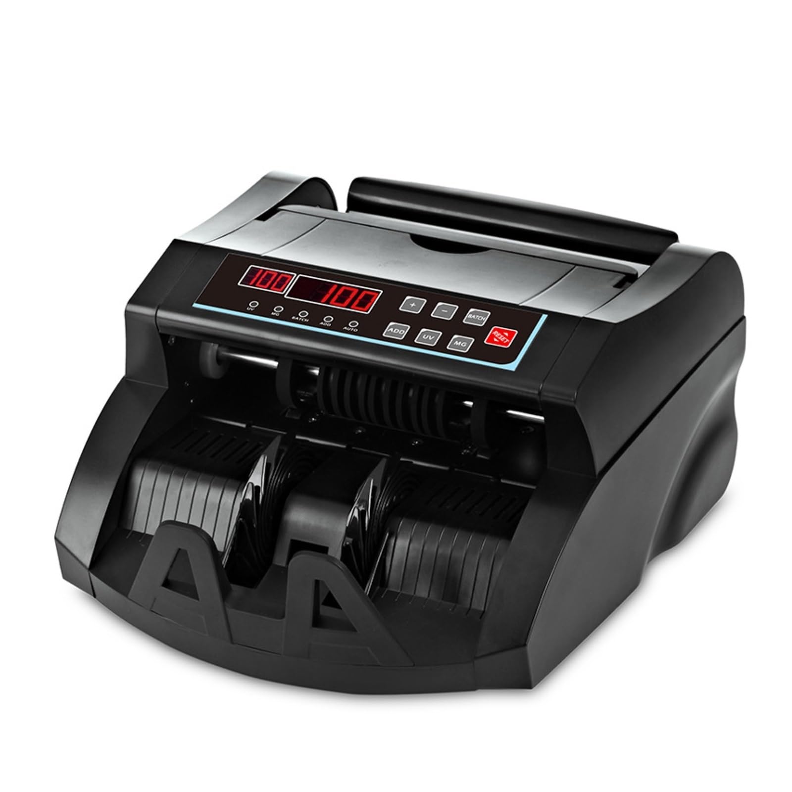 Contador de billetes multimoneda, pantalla LED manual automática del escáner falsificaciones UV DD,Detección precisa