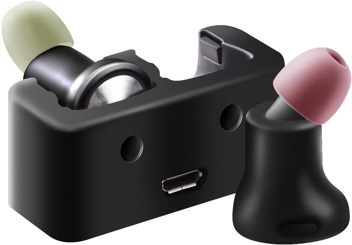 True Wireless Bluetooth Headphones, Gosnare Beats Wireless Sports Headsets Sweatproof Portable Stereo Mini Earpiece Lightweight Earbuds With Mic for iPhone Samsung HTC LG and other Bluetooth devices