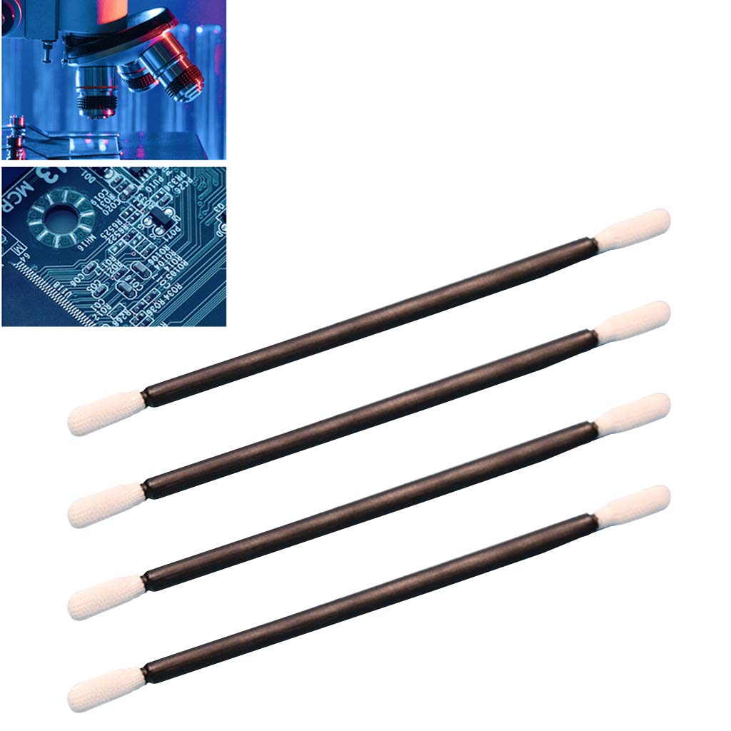 100Pcs Double-Headed Polyester Tips Cleaning Swabs Dust-Free Stick for Printers
