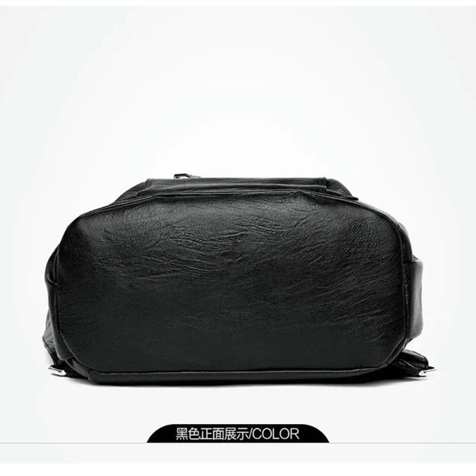 Zaino Porta pc Donne Zaini Vintage per Spalle Femminile da Viaggio Donna Ragazze Ragazze-Nero