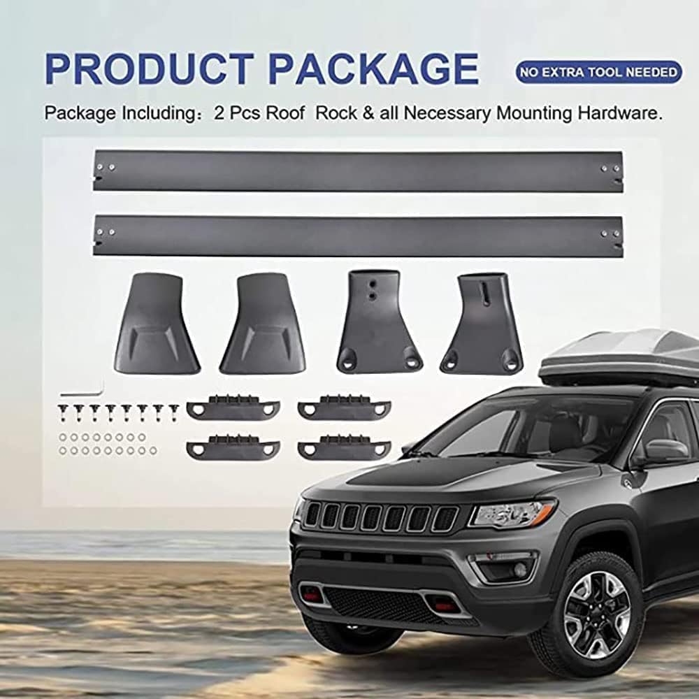 Barre Tetto Jeep Compass 2018 2025 Omac Barre Portapacchi Per Jeep Compass - Accessori Auto In Vendita A Napoli Barre Tetto Alluminio OMAC - 11