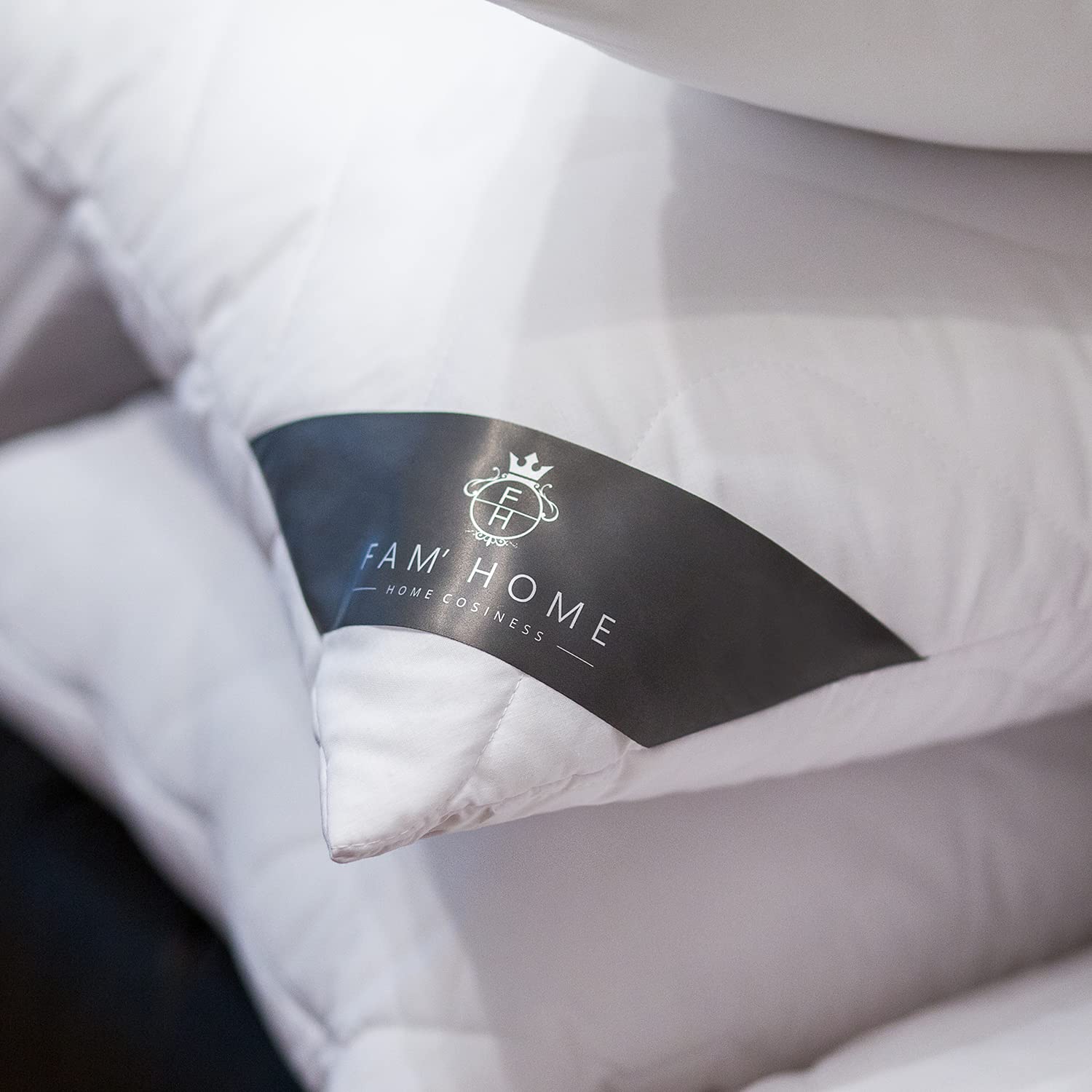 Coppia Cuscini Memory Foam 40x40 Cm - Antiacaro, Morbidi, Per Cervicale - Foto 8