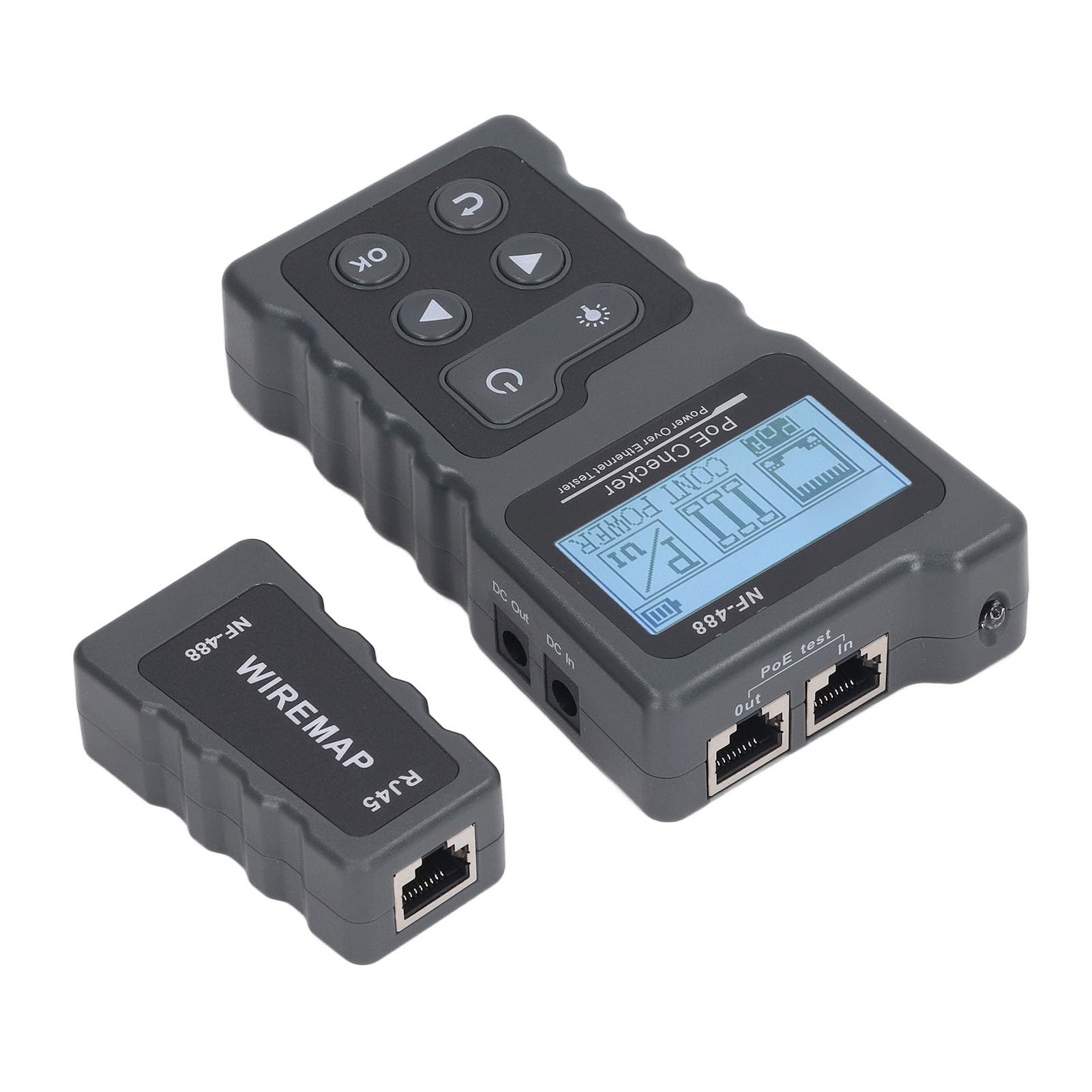 CHICIRIS CAT5 CAT6 Network PoE Tester Automatyczna Moc Identyfikacyjna Przez Ethernet Checker