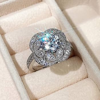 CLASSICAL Diamonds 20〜23 Vintage Diamond Band - Mid Century Platinum .14 CTW Genuine