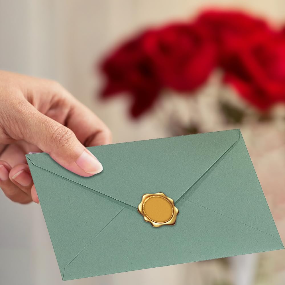 Lot 60 Enveloppes Vert Menthe / Eucalyptus 13,5 X 19,5 Cm – Petites Enveloppes Colorées 3 Teintes – Idéales Pour Cartes Et Invitations
