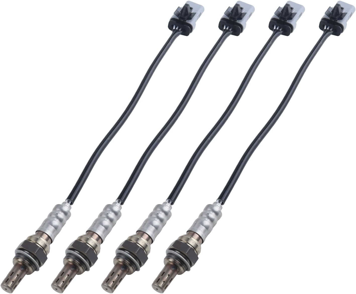 O2 Oxygen Sensor 4Pcs Upstream and Downstream Compatible with 2018-2021 Chevy Traverse,2017-2021 Colorado,2019-2021 Blazer,GMC Acadia Canyon,Buick Enclave,Cadillac XT5 XT6,Replace 250-241212