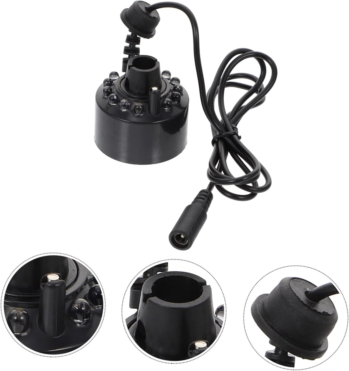 Unomor 8pcs Rockery Fog Maker Atomizing for Fish Tanks Air Humidifier Indoor Gardening Construction Efficient for Aquatic Crafts and Decorative Lighting