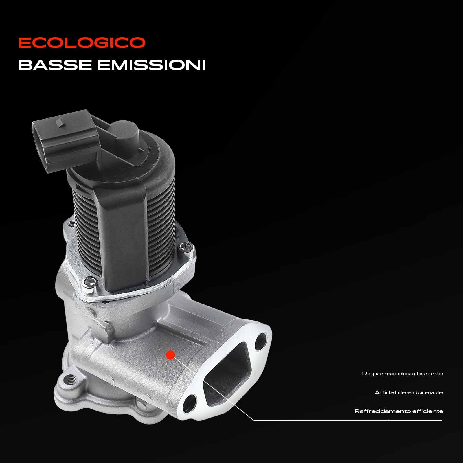 Frankberg Valvola EGR Compatibile con Punto Evo 199 1.3 D MultiJet Musa 350 1.3 D MultiJet Linea 110 323 1.3 D MultiJet Ypsilon 843 1.3 D MultiJet Idea 350 1.3 D MultiJet 7.00020.40.0,55219502
