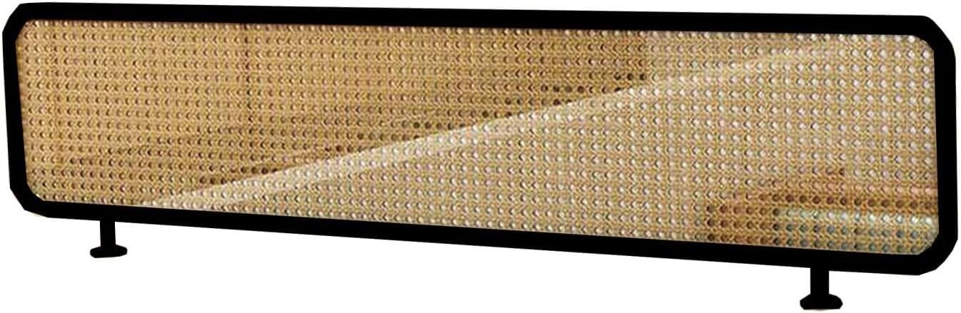 Demi-cloison basse pour bureau et salle à manger paravent noir design séparation 110 x 40 cm