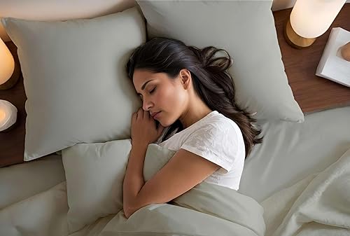 Miniatura 6 de Giza Sheets King  Sábanas de 100% algodón egipcio Giza  Sábanas para colchón de hasta 18 pulgadas de profundidad  4 piezas de sábanas de algodón